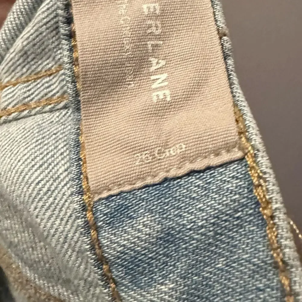 Everlane cheeky jean 26 crop Light Blue denim